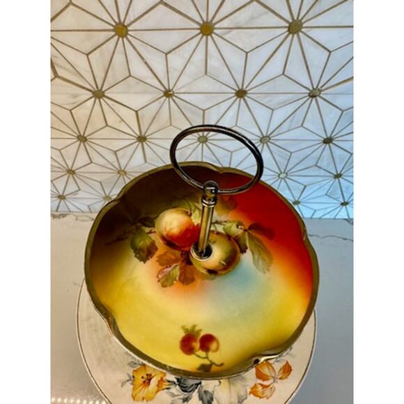 Three-Tier Dessert Stand | Vintage China ‎ | Bridal Decor - Picture 9 of 9
